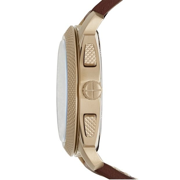 Reloj Fossil Fs5159 Cronografo Cuero Legitimo