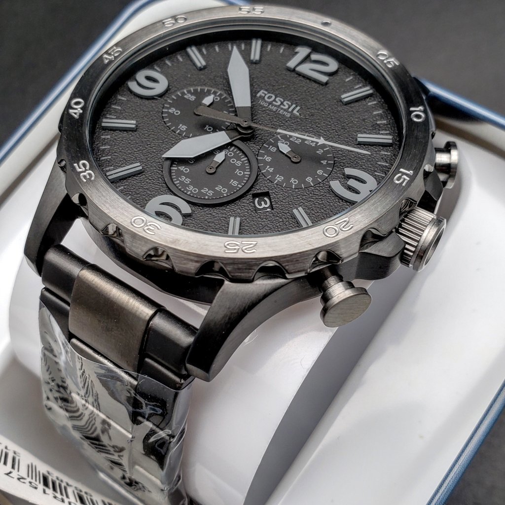Reloj Fossil Jr1527 Cronografo Acero 