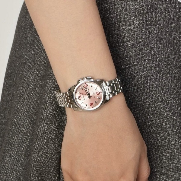 RELOJ CASIO MUJER ACERO LTP-1302PD-7B