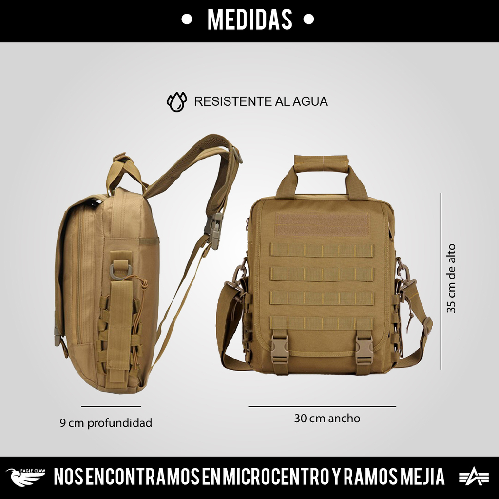 Morral Mochila Messenger - Alpha Industries Argentina