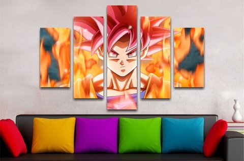 Cuadro Decorativo Dragon Ball Z Goku blue Cuadro Decorativo Dragon Ball Z Goku blue
