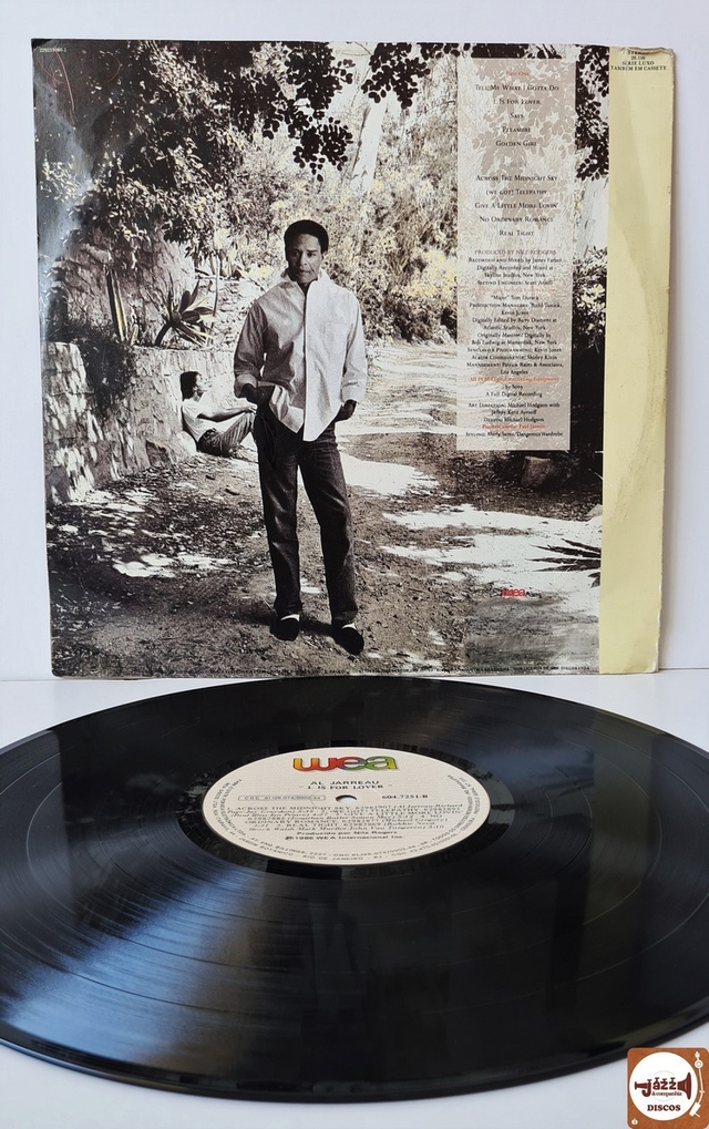 Al Jarreau L Is For Lover Jazz & Companhia Discos