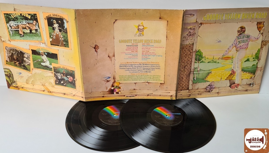 Elton John Goodbye Yellow Brick Road Imp Eua Duplo Capa Tripla
