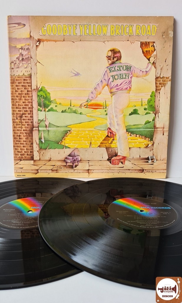 Elton John Goodbye Yellow Brick Road Imp Eua Duplo Capa Tripla