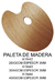 Paleta de Madera Ovalada STATIONERY