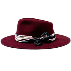 Sombrero Australiano Fieltro Pañuelo Borlas - Compania de Sombreros
