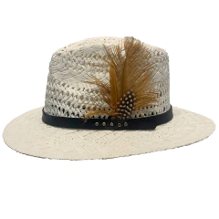 Sombrero Australiano Rafia Pistacho - comprar online