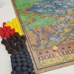 Place Games Power Grid Peças 3D Realistas Acessório para Jogos de Tabuleiro