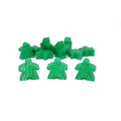 Kit de Meeples verde - 20 unidades