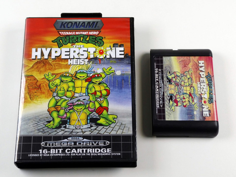 Tmnt The Hyperstone Heist Sega Mega Drive Novo Com Caixa
