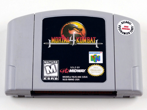 Mortal Kombat 4 Original Nintendo 64 N64