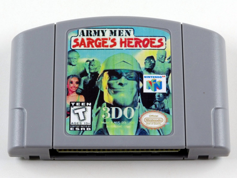 Army Men Sarges Heroes Nintendo 64 N64