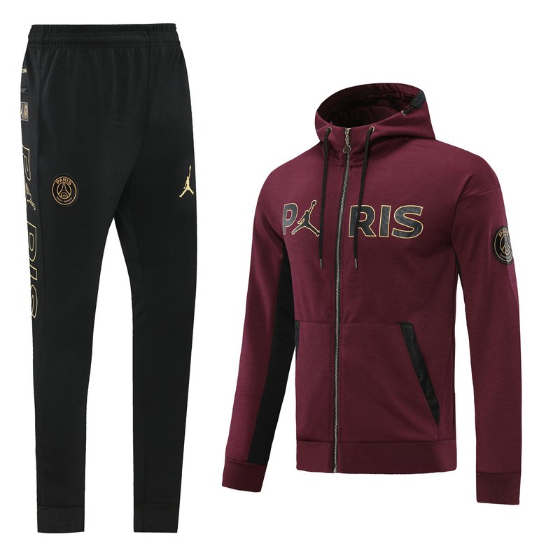 Conjunto de Inverno C/ Capuz PSG Vinho