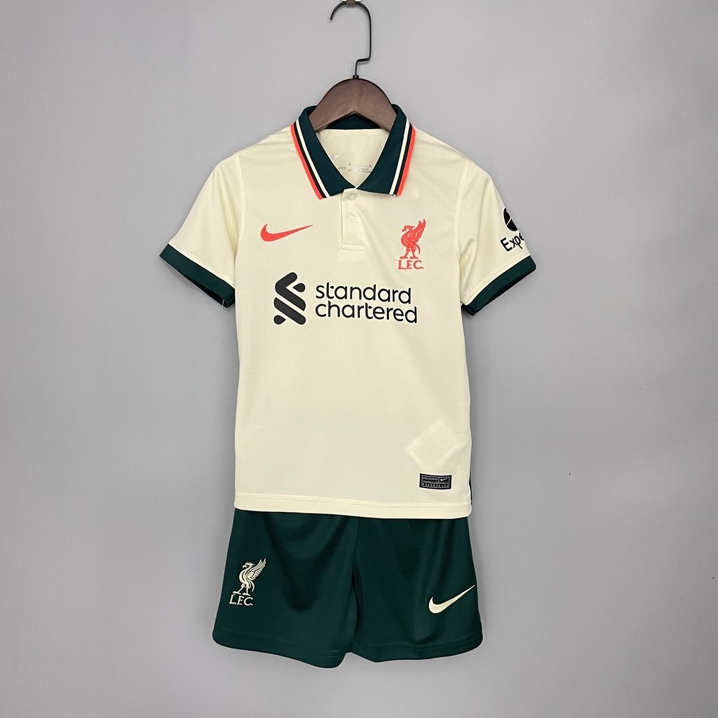 camisa liverpool infantil personalizada