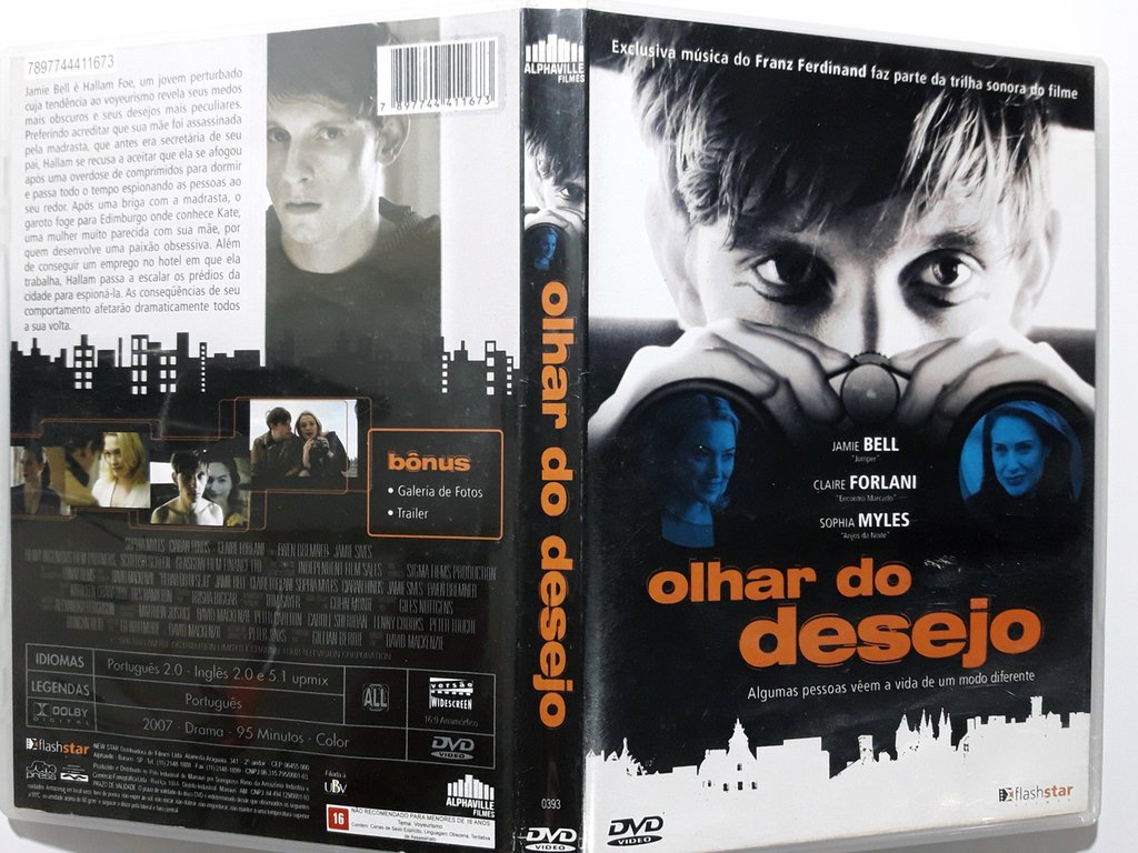 DVD Olhar Do Desejo Original Jamie Bell Claire Forlani Sophia Myles