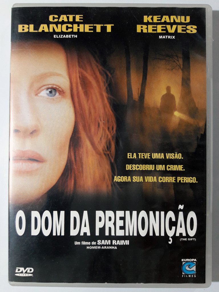 DVD O Dom Da Premonição Cate Blanchett Keanu Reeves Original DVD O Dom Da Premonição Cate Blanchett Keanu Reeves Original