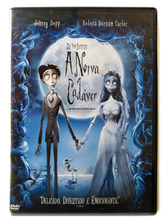 DVD A Noiva Cadáver Johnny Depp Helena Bonham Carter Original Tim Burton's Corpse Bride Mike Johnson