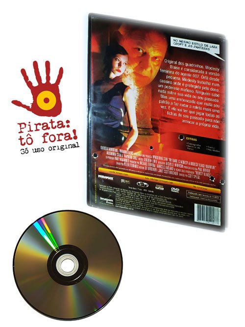 DVD Meu Nome é Modesty Blaise Quentin Tarantino Original Scott Spiegel ...