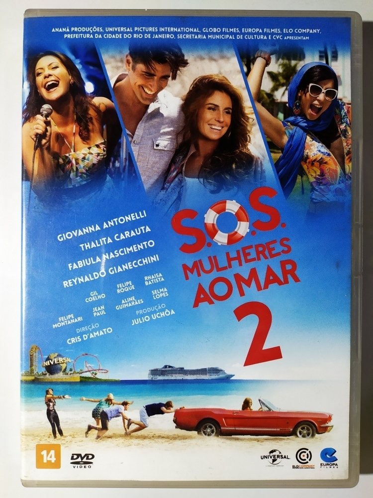 DVD SOS Mulheres Ao Mar 2 Giovanna Antonelli Thalita Carauta Original ...