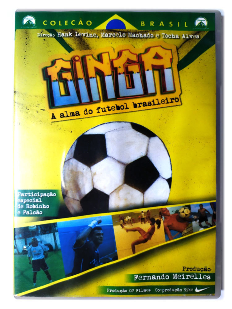 DVD Ginga A Alma Do Futebol Brasileiro Fernando Meirelles Original Coleção  Brasil