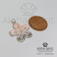 Pingente de Prata 950 - Sakurá - Flor de Cerejeira - loja online