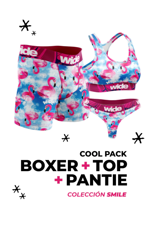 1 BOXER + 1 PANTIE + 1 TOP | Nueva Colección Smile