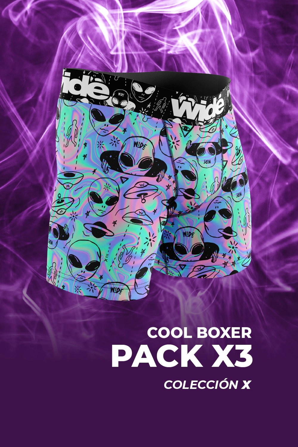 Cool Boxer x3 | Colección X - Comprar en Wide Arg