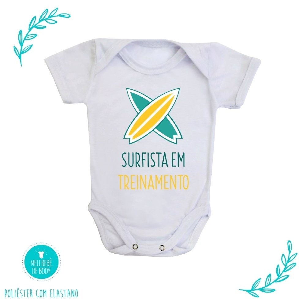 Body De Bebe Surfista Em Treinamento Body De Bebe Surfista Em Treinamento