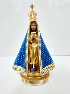 Nossa Senhora Aparecida com coroa de metal