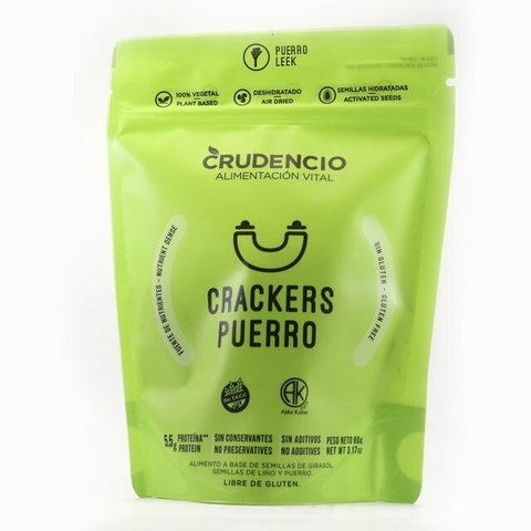 Crackers de Puerro Crudencio 80g