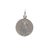 Medalla Virgen De Luján - Plata 925 envejecida - 20mm