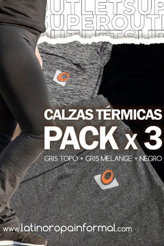 Calza Térmica | PACK X3 - Latino Ropa Informal