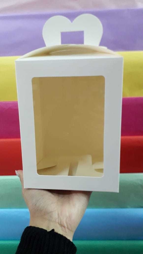 Caja rectangular con visor GRANDE