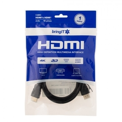 Cabo HDMI 1 metro V2.0 4K UltraHD 3D