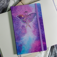 Caderneta Aurora Mariposa Lilás - A Quimera