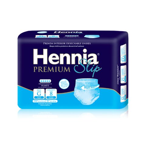 Hennia Premium Slip Gx8 Unid.