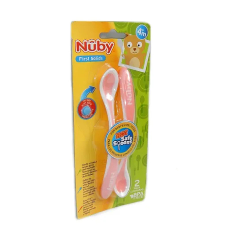 Set 2 cucharas térmicas Nuby - comprar online