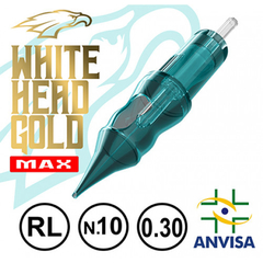 CARTUCHO WHITE HEAD GOLD MAX 1009RL 0.30MM C/ 01 UNID