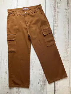 WIDE LEG DE JEAN RUTH MARRÓN
