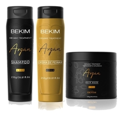 Shampoo + Crema de peinar + Máscara Argan 4 Oils - Bekim