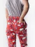 Pantalón Estampado Conejos Rojo Abrigado - ¡Comprá Ropa para Hombre y Mujer en Elepants!