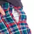 Pantalón Escocés Sin Cordón Burdeos - Ropa Elepants