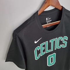 T-Shirt Boston Celtics - Tatum #0 - Preta - Nike - Rocha Madrid Sports - Regatas NBA e Camisas de Futebol