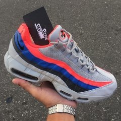 air max 95 cinza azul e rosa air max 95 cinza azul e rosa