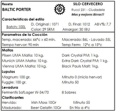 Baltic Porter - Silo Cervecero | Insumos Cerveceros | Cerveza Artesanal