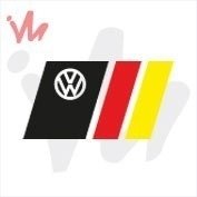 Adesivo Bandeira da Alemanha Vw Volkswagen - comprar online