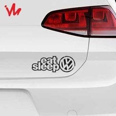 Adesivo VW Eat Sleep Volkswagen - Imperial Palace