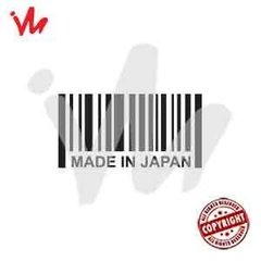 Adesivo Made in Japan Código de Barras - comprar online