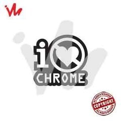 Adesivo I Hate Chrome - comprar online