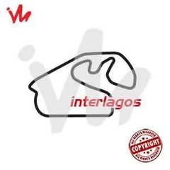 Adesivo Circuito Autódromo Interlagos 2 Cores - comprar online